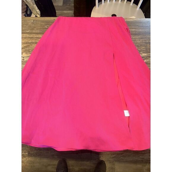 ALEXIA ADMOR Fay One Shoulder Midi Fit and Flare Dress In Pink Floral NWT Size 4 - Picture 3 of 7